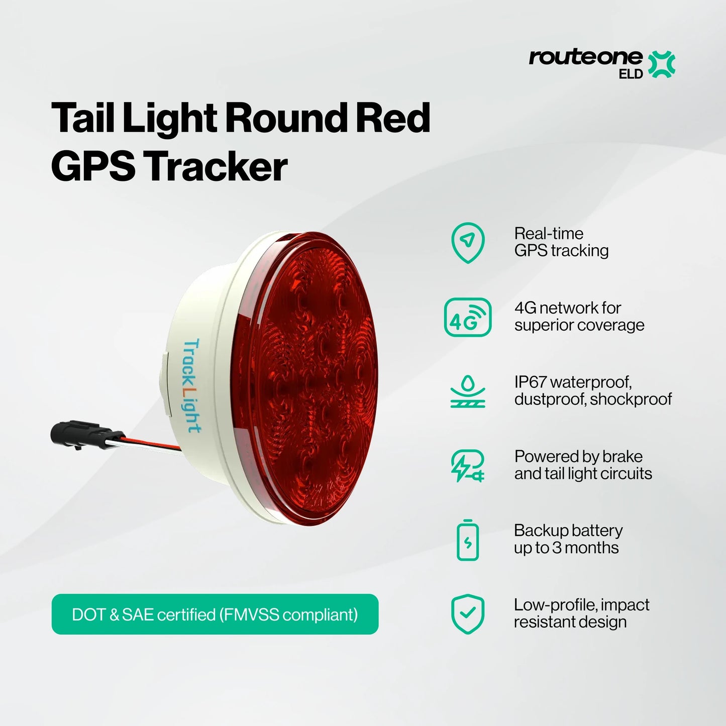 Luz de seguimiento señuelo redonda de 4" LA16121