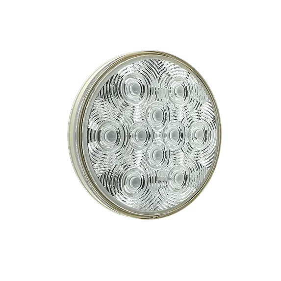 Tail Light Round White GPS Tracker